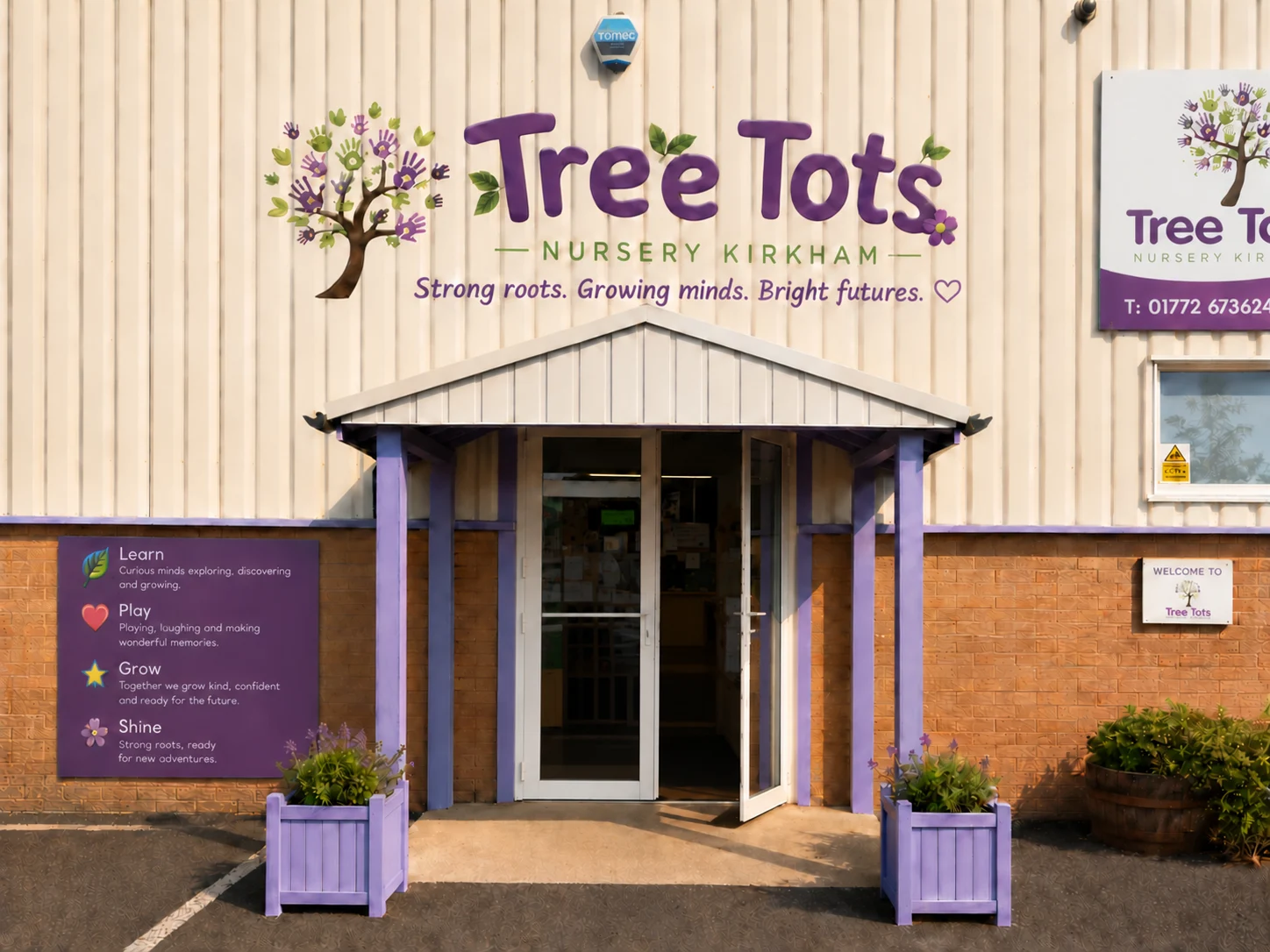 Tree Tots Nursery Kirkham entrance
